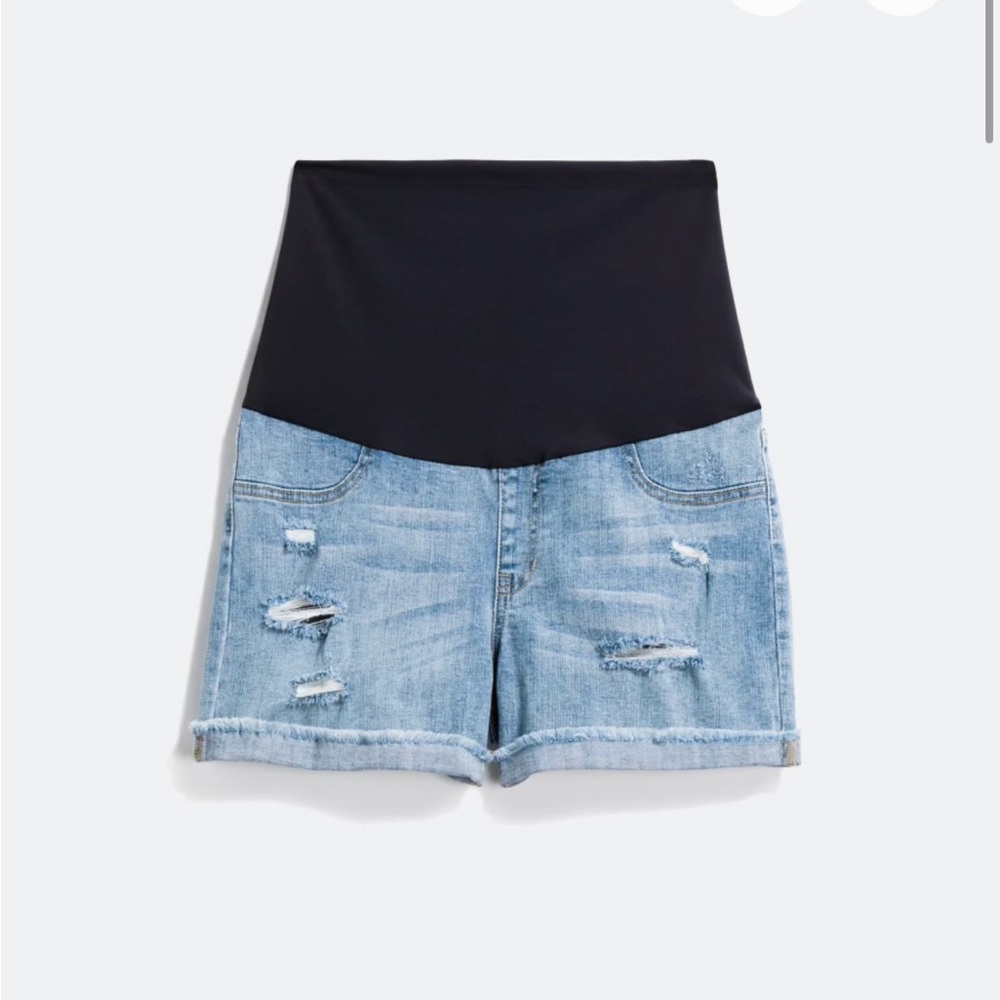 *Stitch Fix* Just USA's Maternity Willa Fray Hem Denim Short